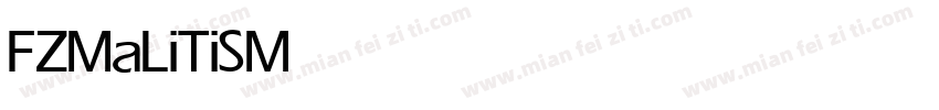 FZMaLiTiS Medium字体转换